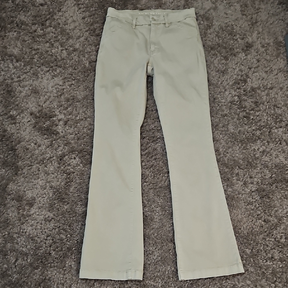 American Eagle Outfitters Stretch High-waisted Kickboot 6 Long Women Trousers